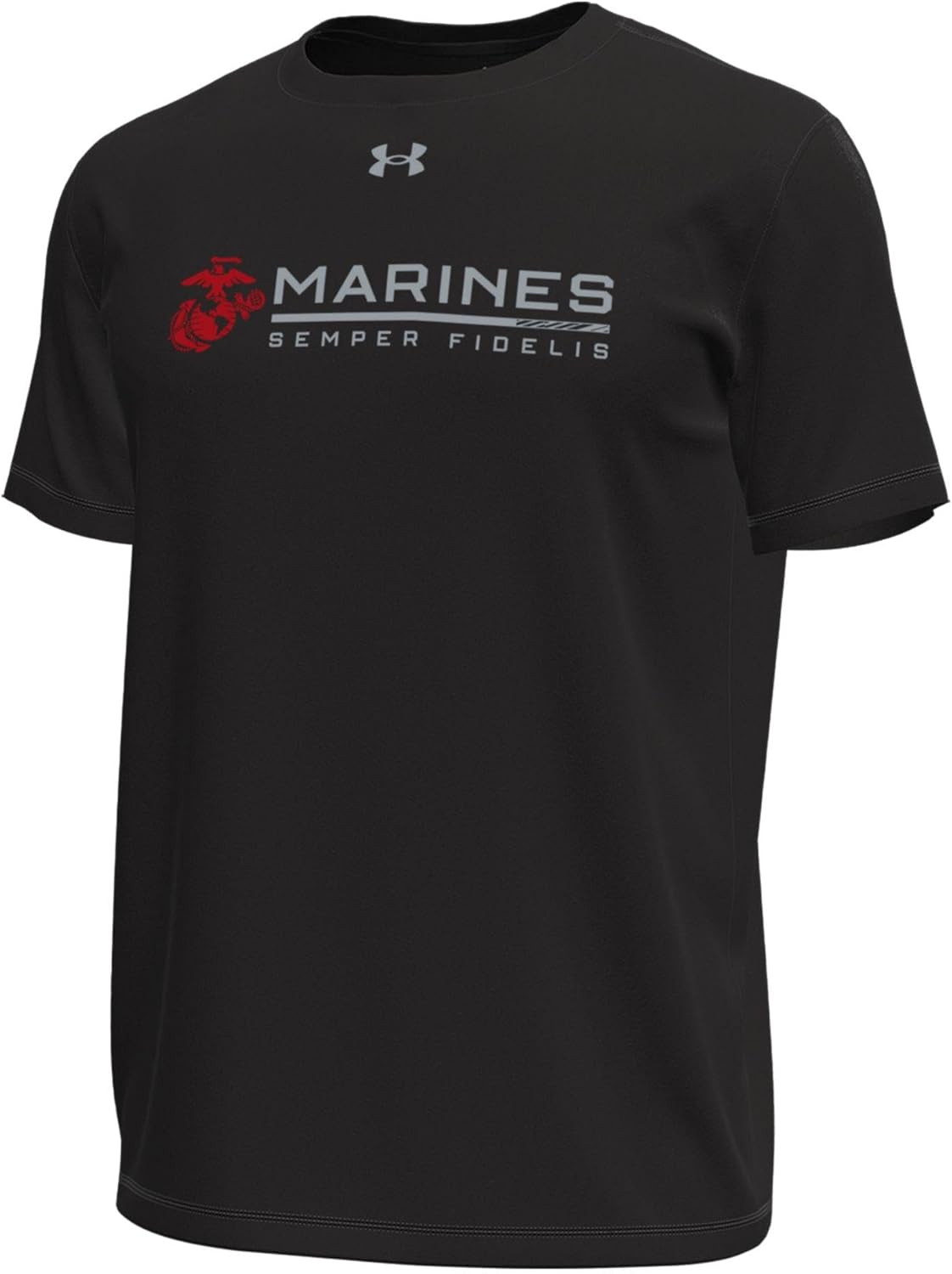 

Under Armour US Marine Corps мужская футболка с коротким рукавом TECH Stretch, Black, Черный, Under Armour US Marine Corps мужская футболка с коротким рукавом TECH Stretch, Black