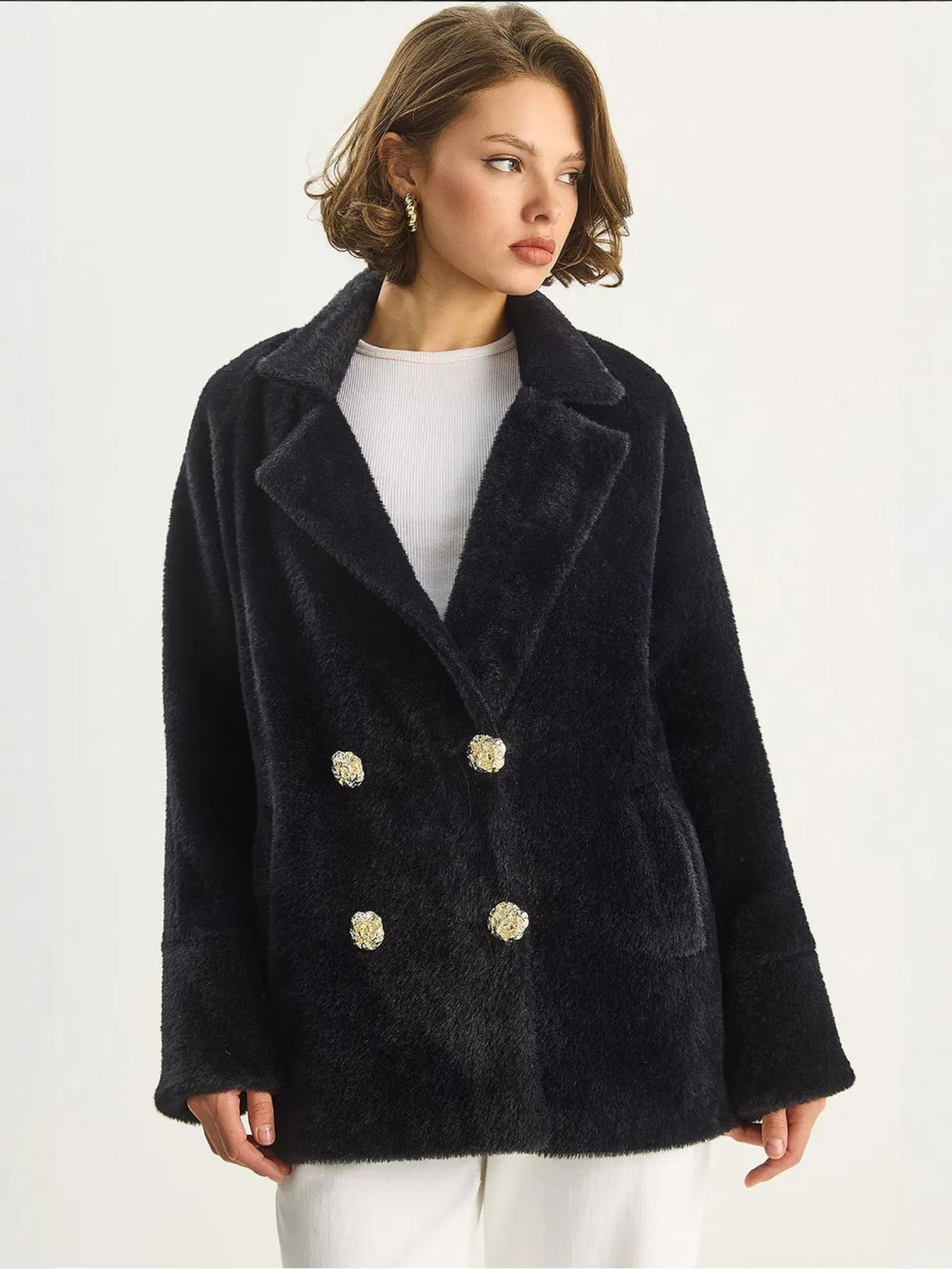 

Bianco Lucci Куртка для межсезонья в черном цвете