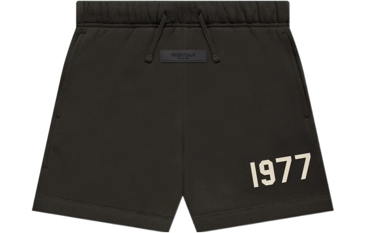 Дети Шорты Fear Of God Essentials, серый/черный