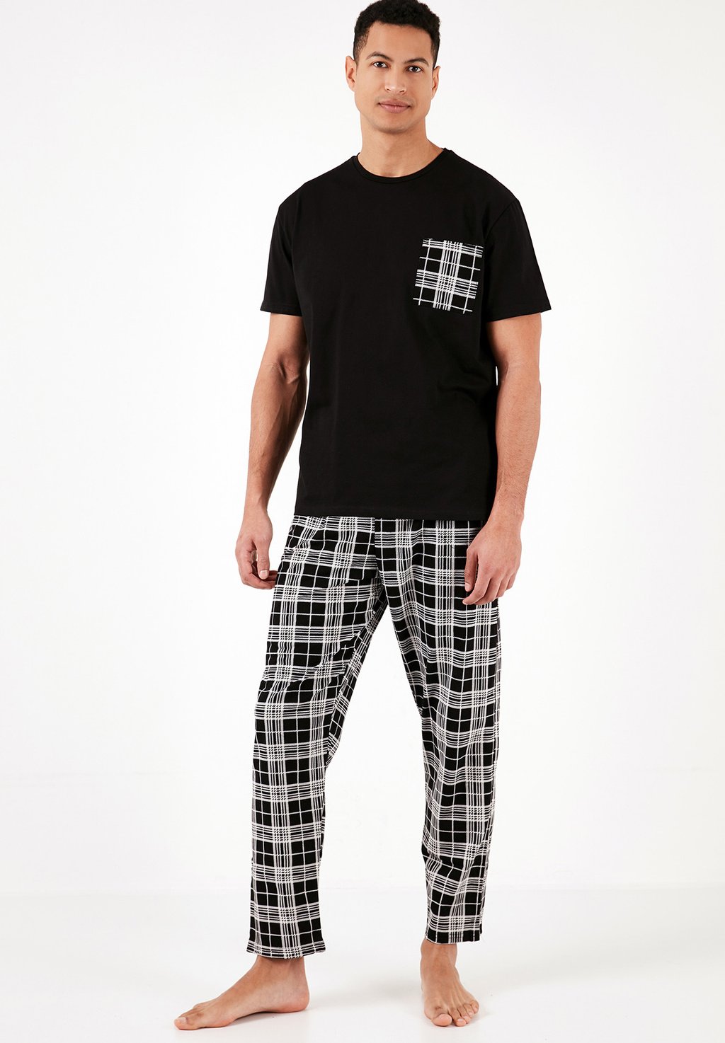 

Пижама REGULAR FIT Buratti, черный/белый