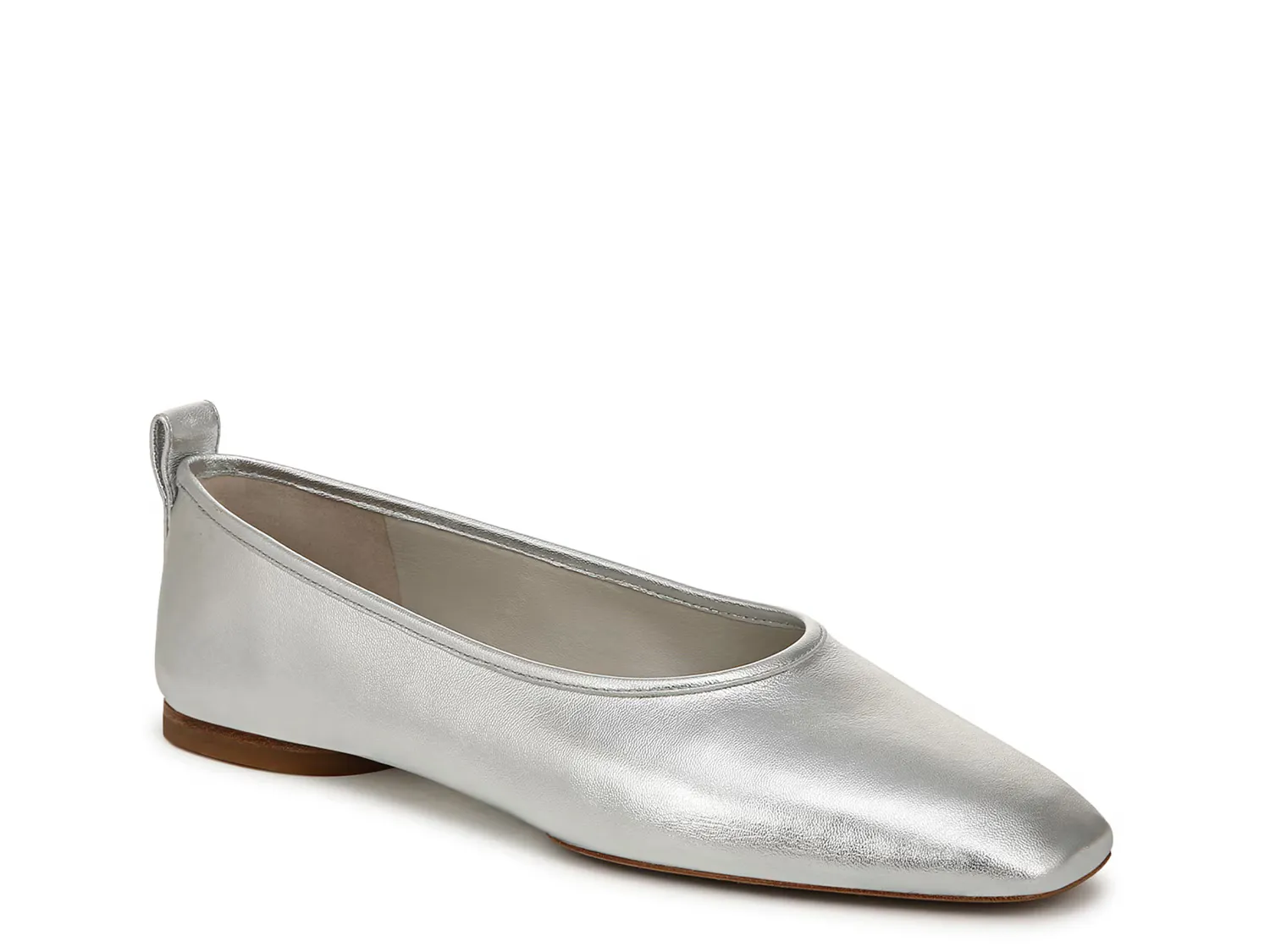 

Балетки Vivian Flat Vince, серебряный/металлик