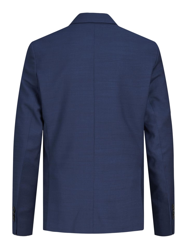 JACK & JONES Junior Однобортный пиджак средневекового синего цвета — фото 2