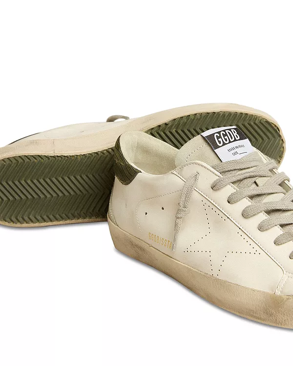 Мужские низкие кроссовки Super Star Golden Goose, белый — фото 3