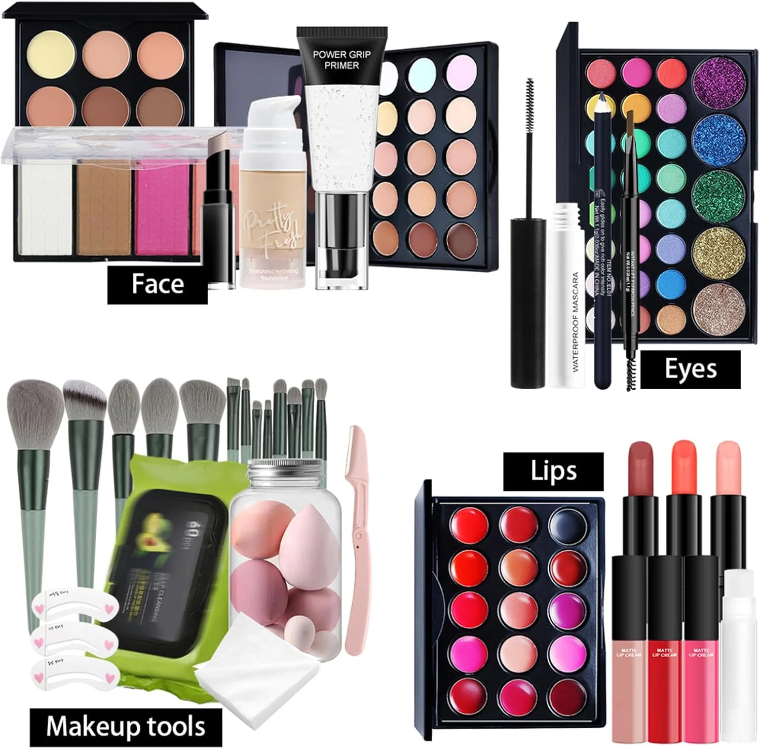 Набор косметики Full Beauty Makeup Set OneV FT 25 предметов мультицвет — фото 4