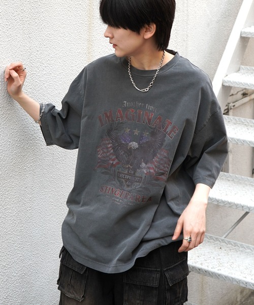 

Confirm Футболка унисекс в стиле ретро с винтажным принтом, пигментная обработка, американский кэжуал, серый