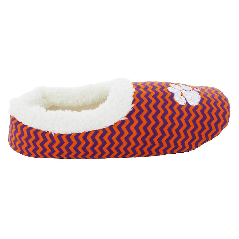 Женские тапочки Clemson Tigers с шевроном NCAA, цвет Clm Multi — фото 2