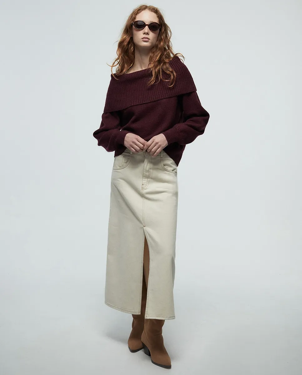 

Джерси с вырезом бардо Sfera, бордовый