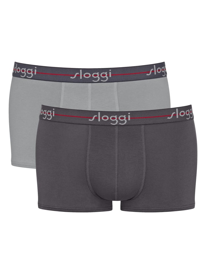 

Боксеры Sloggi, серый/черный