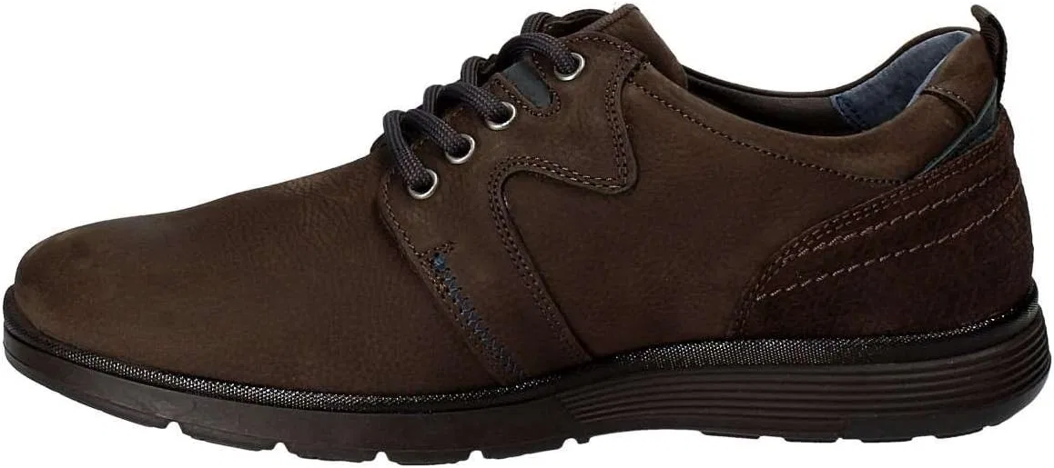 Мужские туфли на шнуровке Grunland SC3664 RIZZ из нубука, Dark Brown — фото 4