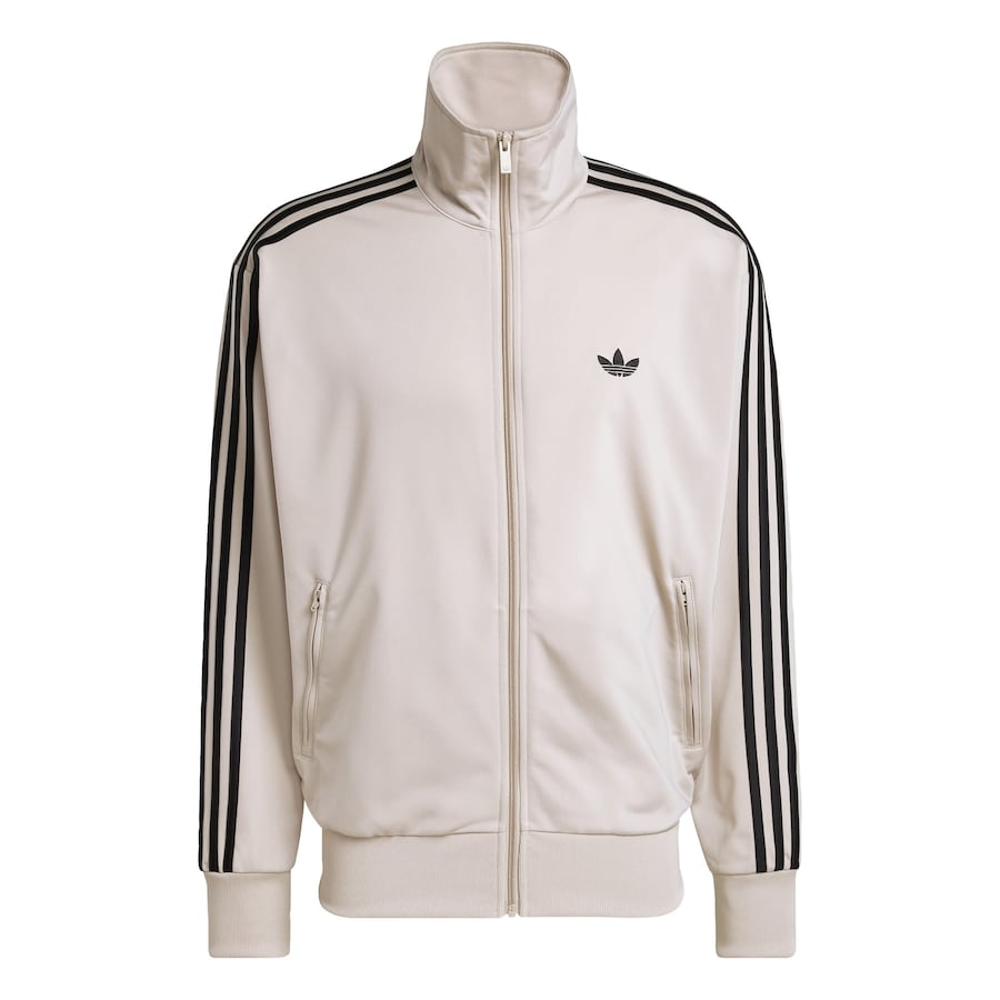 Толстовка с капюшоном на молнии ADIDAS ORIGINALS Firebird, светло-бежевый — фото 2