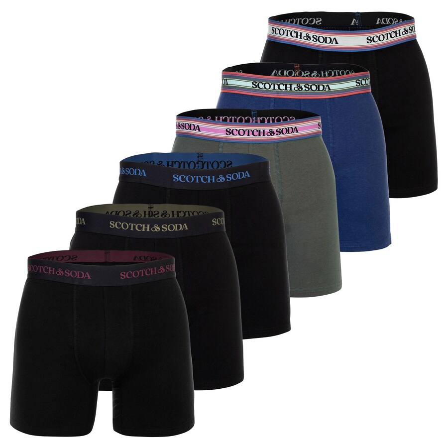 

Боксерские шорты SCOTCH & SODA, цвет Dark blue/Anthracite/Dark grey/Black