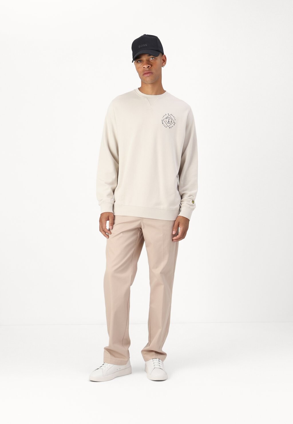 

Толстовка Lyle & Scott, серо-коричневый