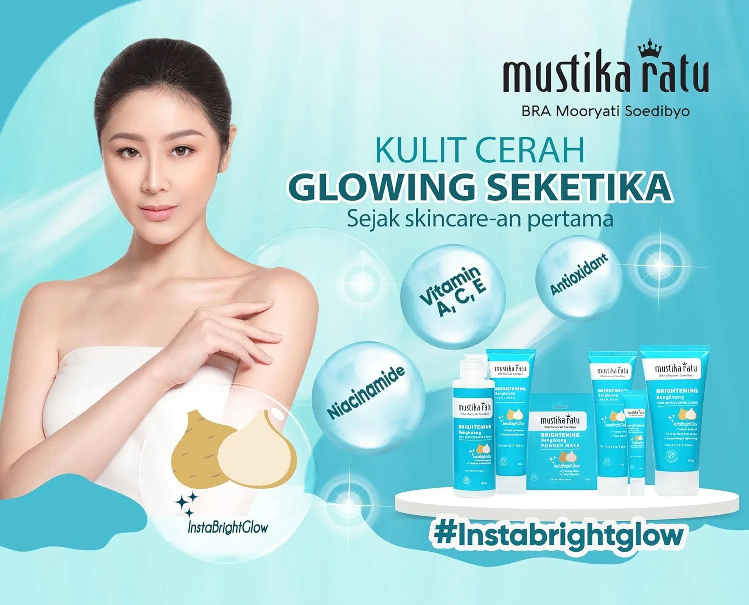 Маска для лица Mustika Ratu (Mustika Ratu) — Осветляющая Brightening Bengkoang Series, 125 г — фото 3