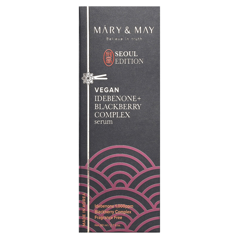 Сыворотка Mary May — & , Seoul Edition, комплексная с идебеноном и ежевикой, 80 мл — фото 2