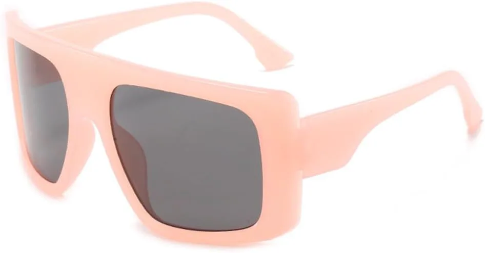 

Модные, стильные, большие панк-солнцезащитные очки для женщин и мужчин, уникальные солнцезащитные очки класса люкс с защитой от УФ-излучения UV400 TYUVIVO, Pink Gray