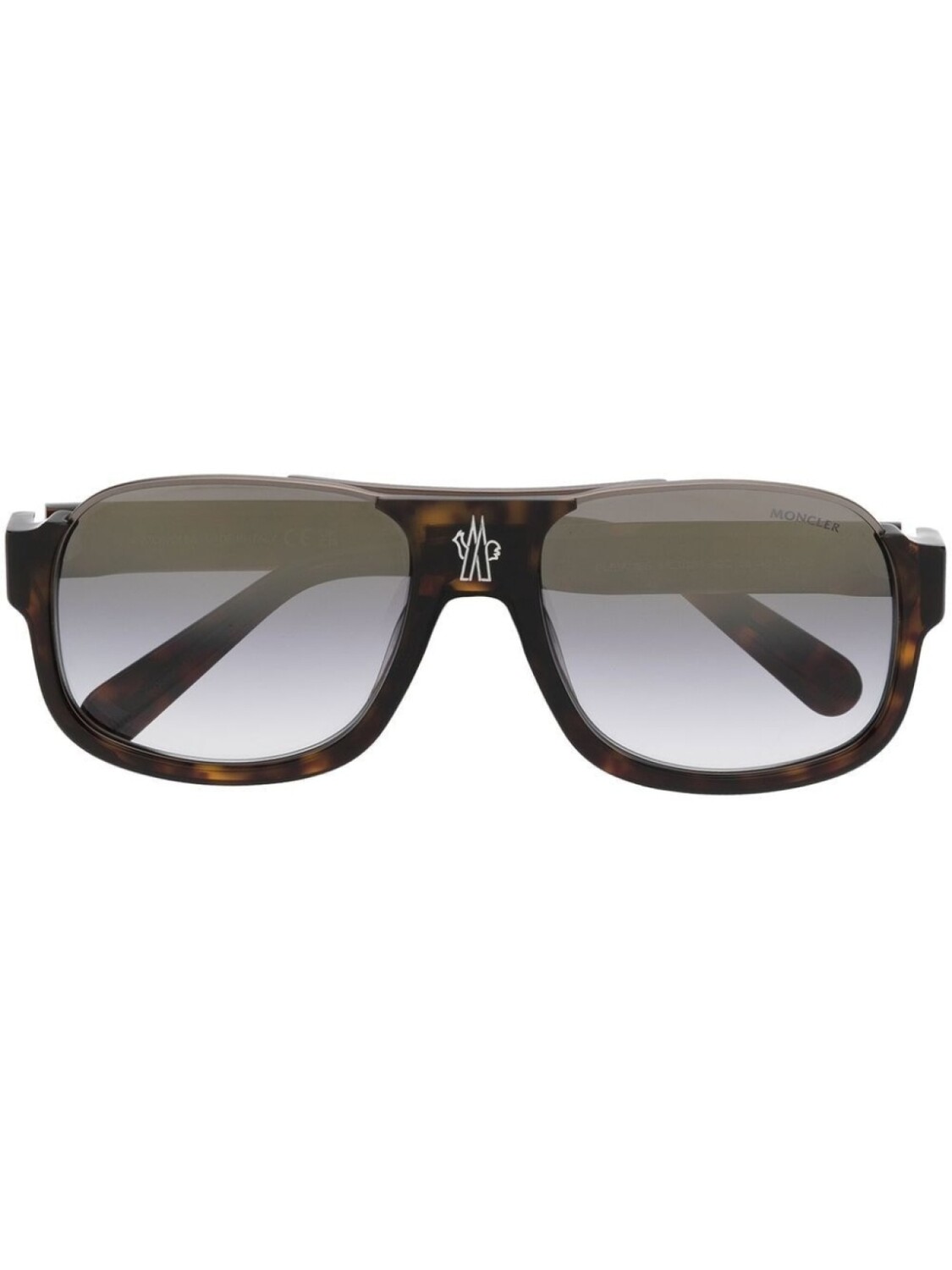 

Moncler Eyewear солнцезащитные очки в квадратной оправе, коричневый