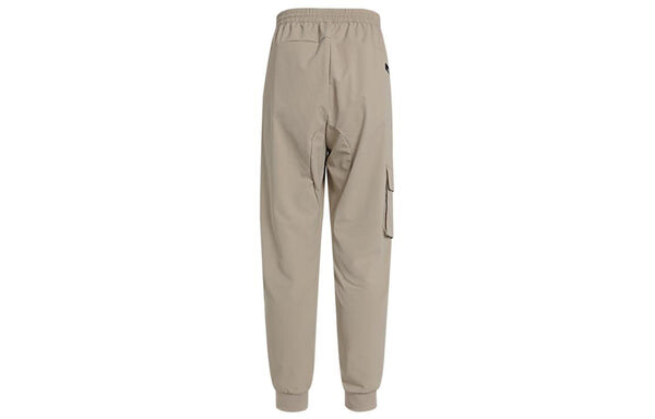 Спортивные штаны adidas neo M Ssjan Carg Tp Casual Sports Bundle Feet Woven Long Pants Khaki, хаки — фото 2