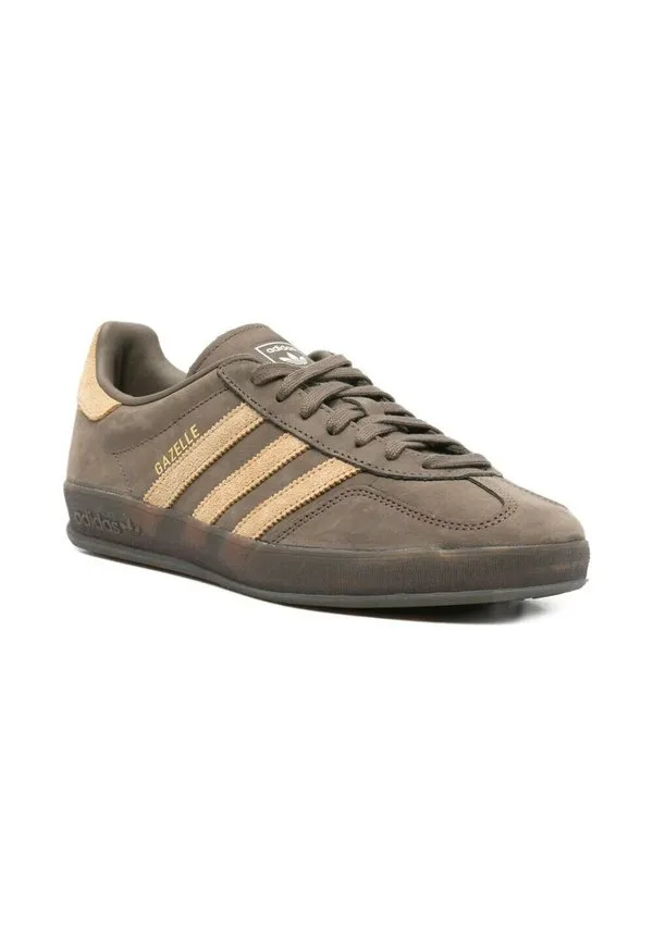 Низкие кроссовки gazelle для помещений цвета карбон Adidas Originals, Light Brown — фото 2