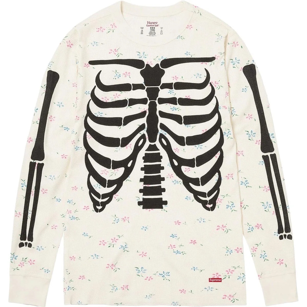 Термобрюки Hanes с принтом в виде костей Supreme, Multicolor