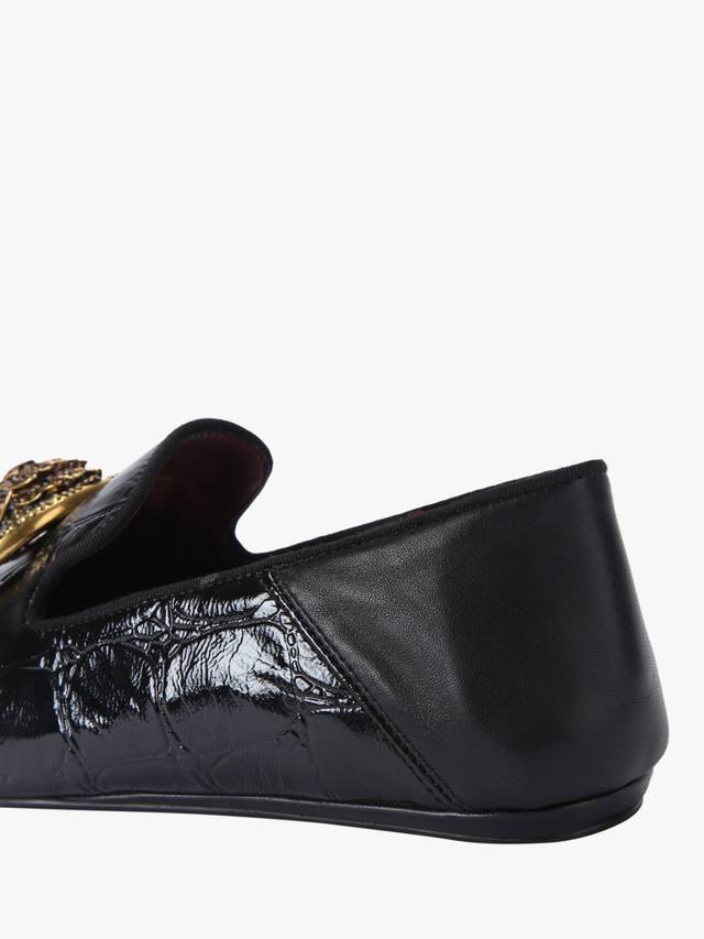 Балетные туфли-лодочки без застежки chelsea point Kurt Geiger London, черный — фото 4