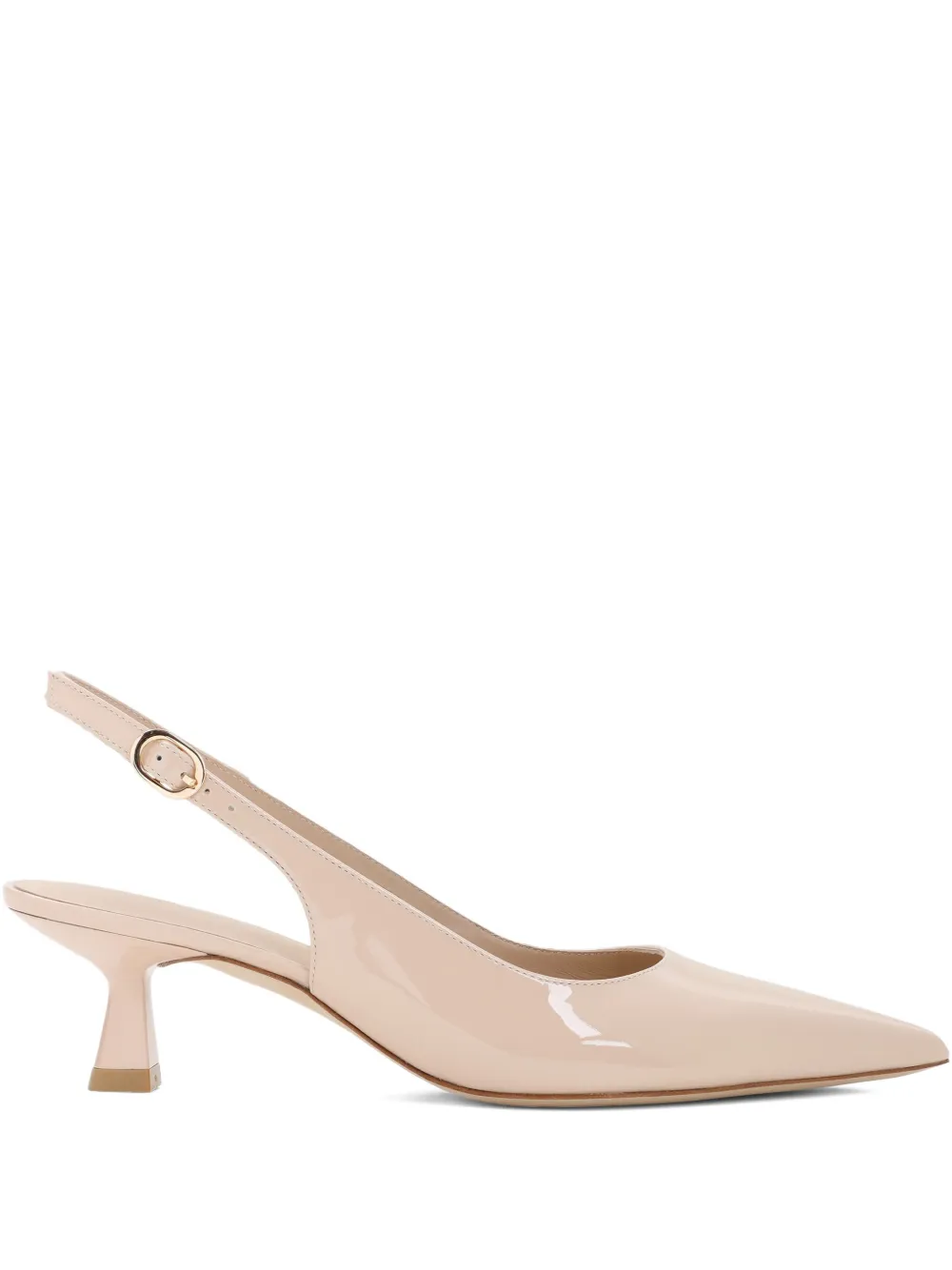 Туфли Vinnie 50 с ремешком на пятке Stuart Weitzman, нейтральный