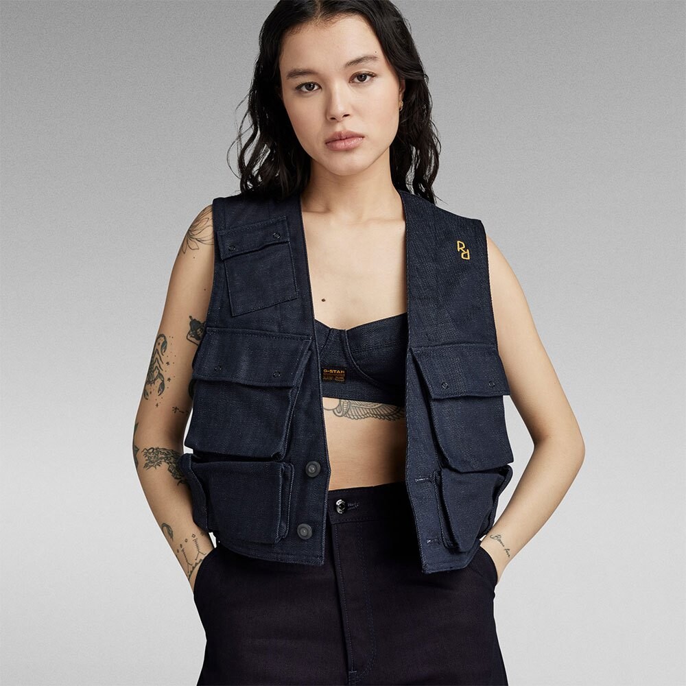 

Жилет G-Star Multi Pocket Vest, синий
