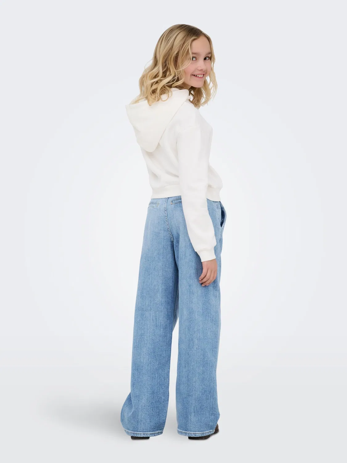 Широкие джинсы 'KOGPalma' Only Girls, Light Blue — фото 4