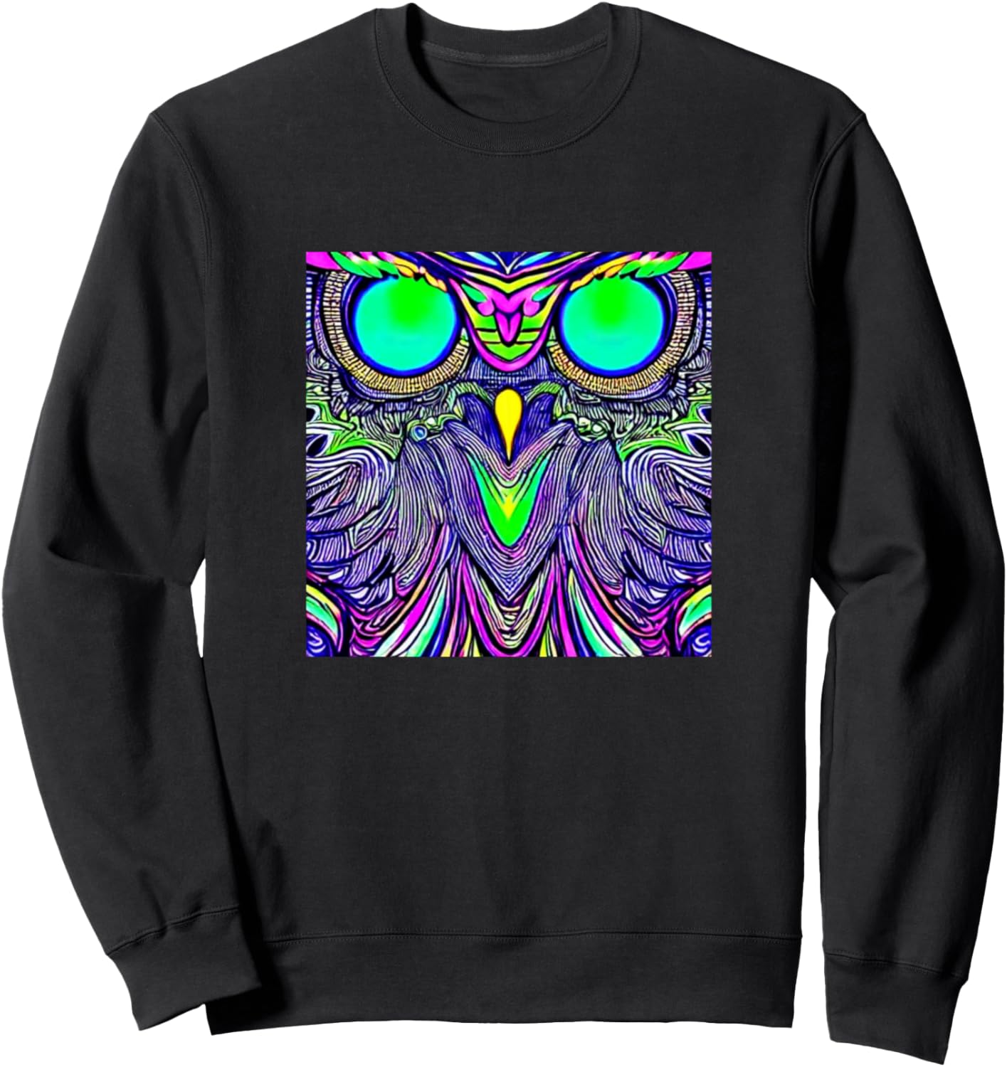 

Толстовка для любителей сов Owl Line Art Birds Men Women Boy Girl - Kids Gift, черный
