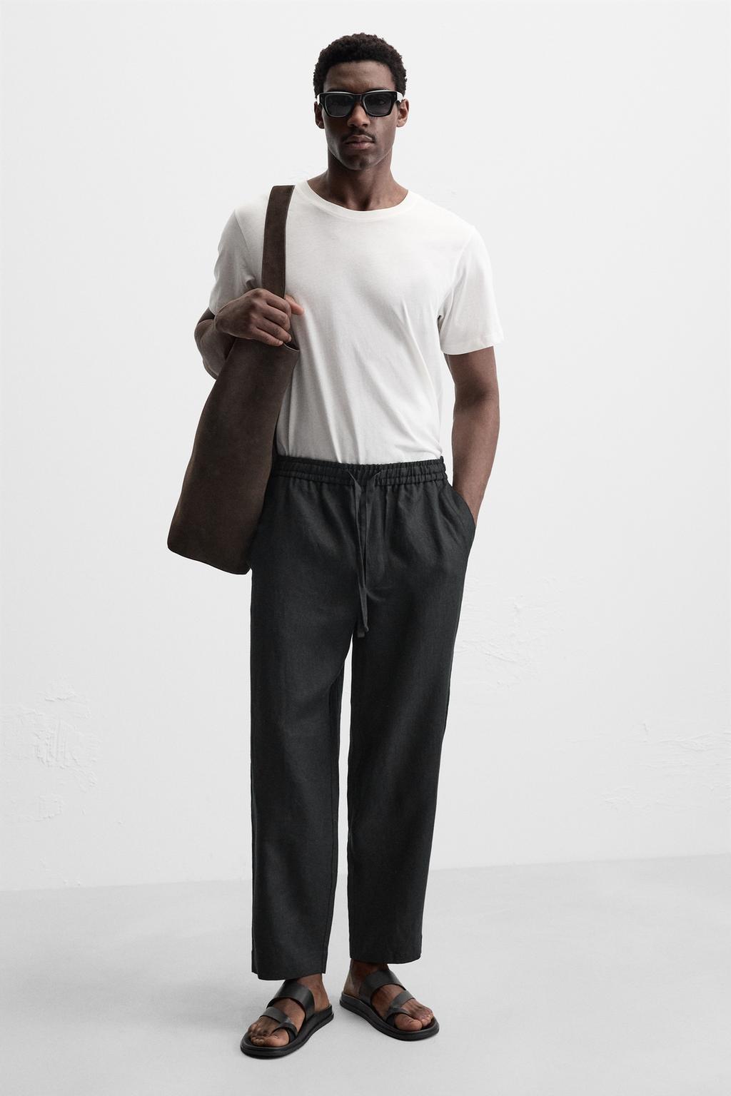 

Сандалии с ремешками ZARA, черный