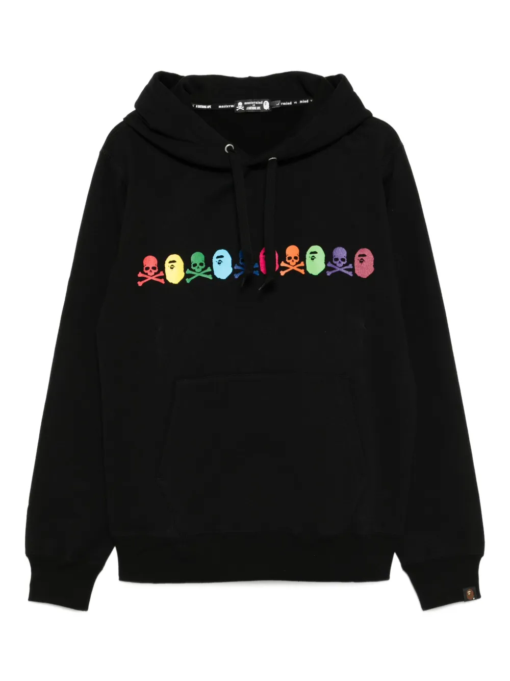 

Худи с логотипом из коллаборации с Bape Mastermind Japan, черный