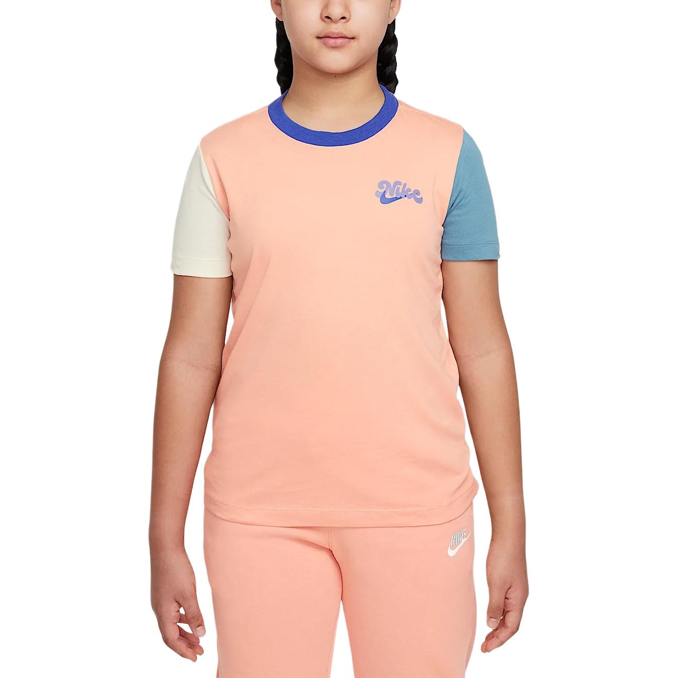 

Nike Футболка спортивная абрикосовая желтая розовая для подростков, Желтый, Nike Футболка спортивная абрикосовая желтая розовая для подростков