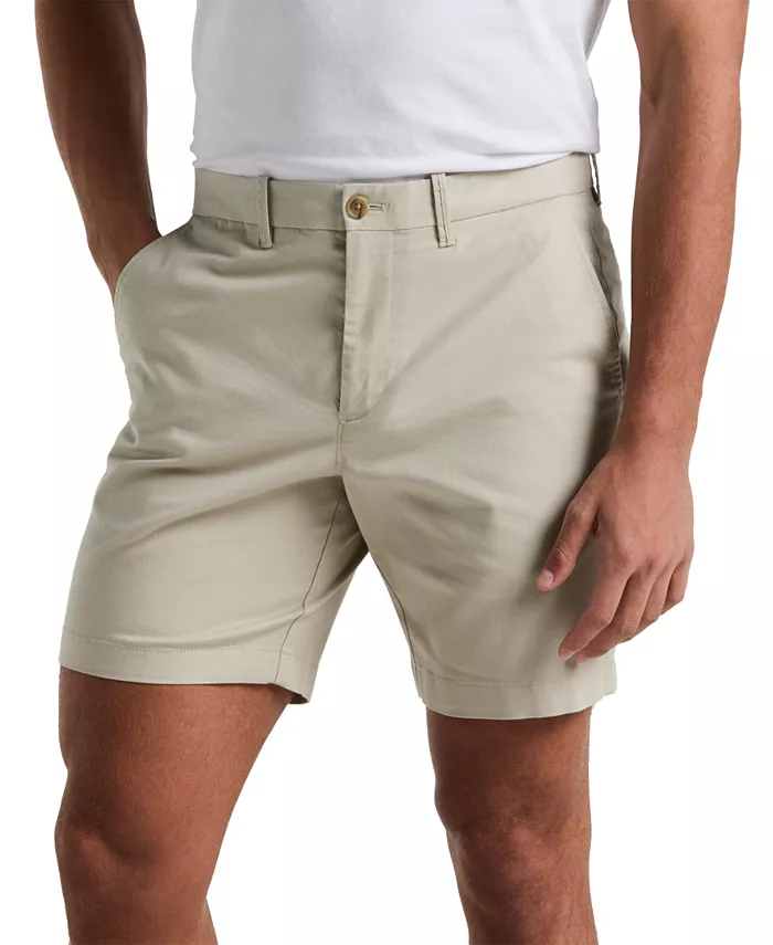

Шорты Men's Slim Fit 8" Chino Shorts Original Penguin, коричневый/бежевый