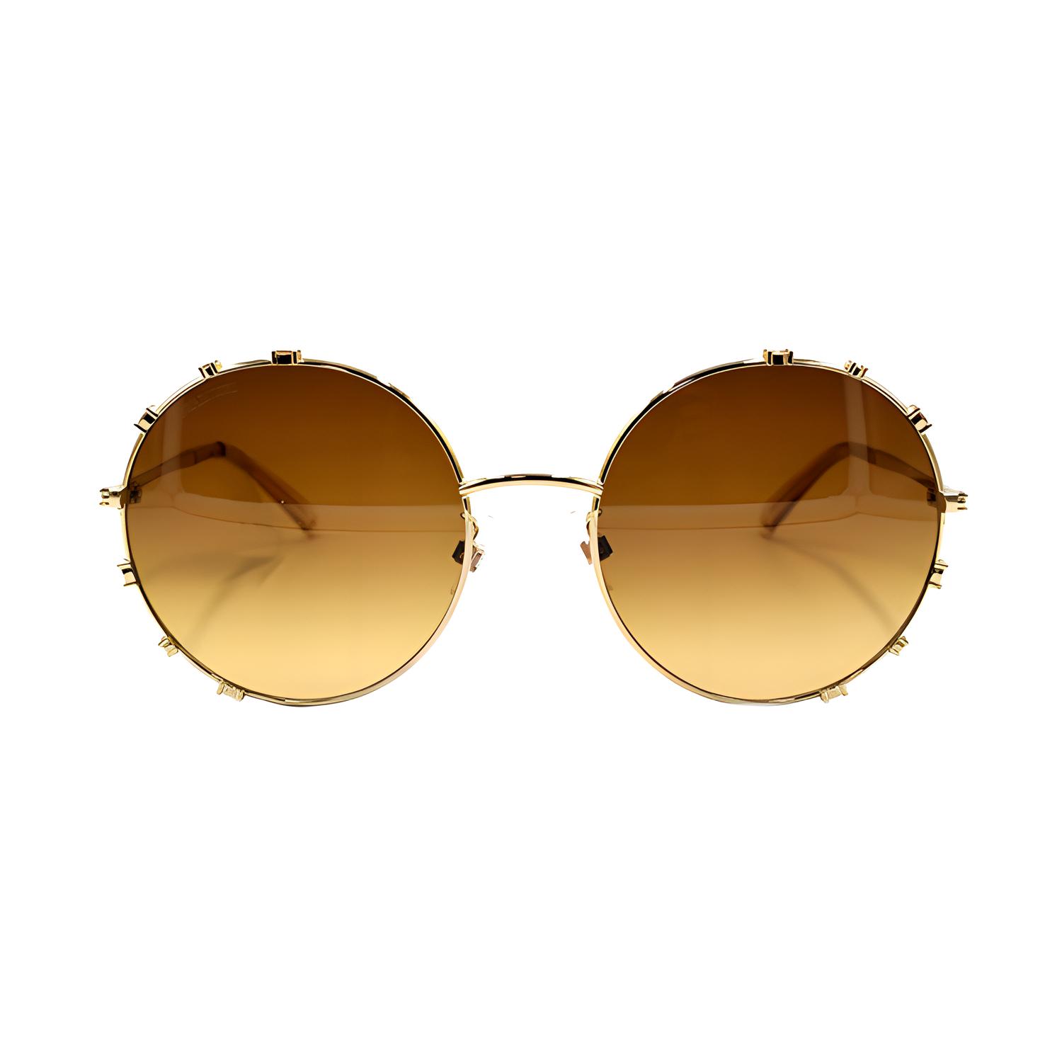 

Swarovski Солнцезащитные очки Alloy Round женские, Gold