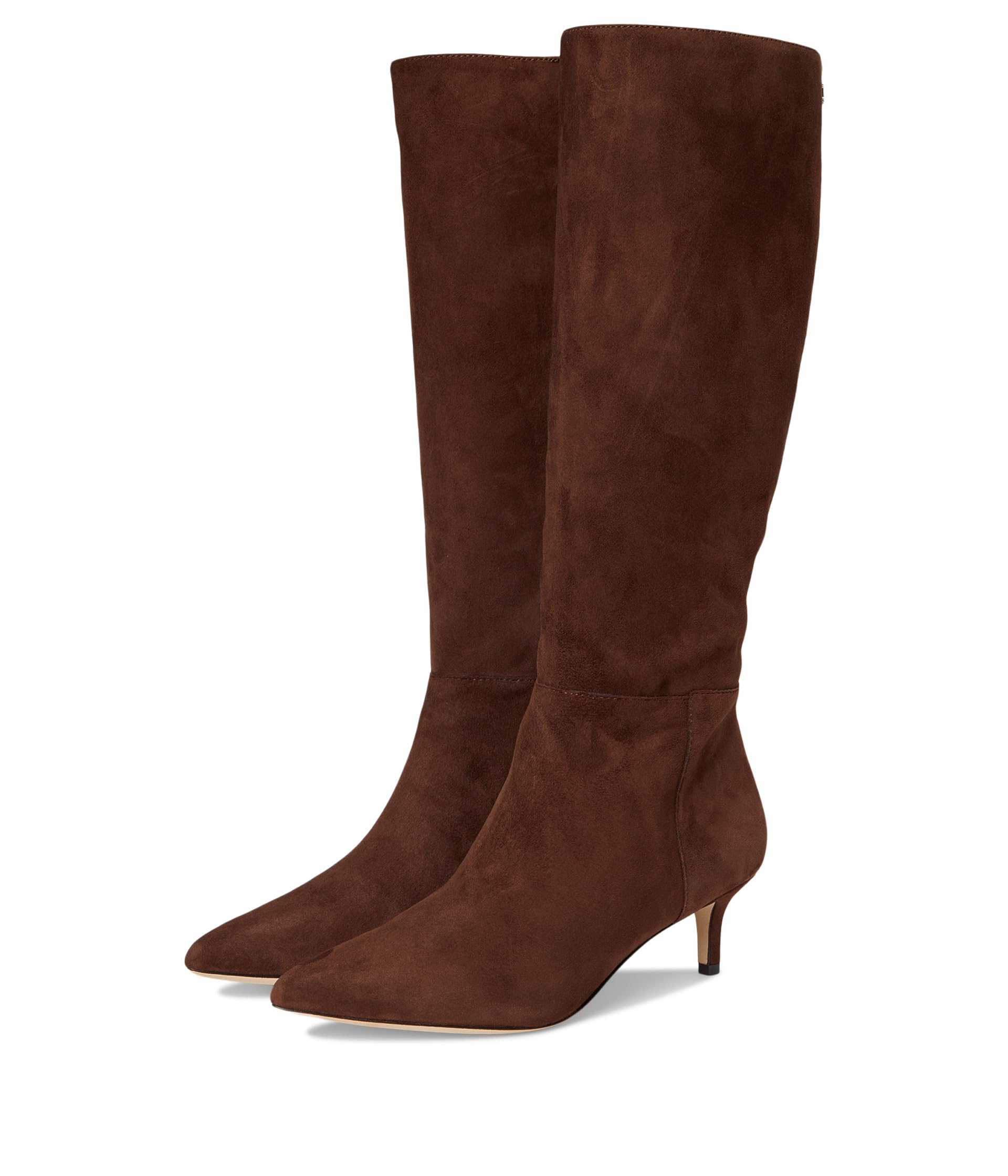 Ботинки Lauren Ralph Lauren McKay Suede Tall Boots Heel, цвет Dark Hickory