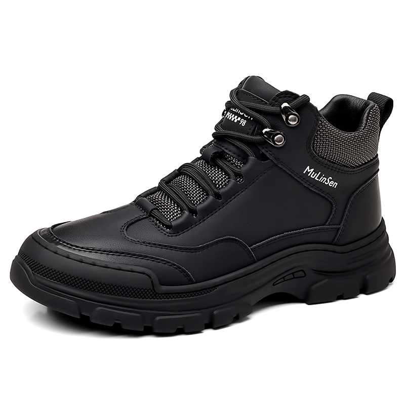 

Рабочие ботинки мужские высокие Mulinsen, Black All-Season