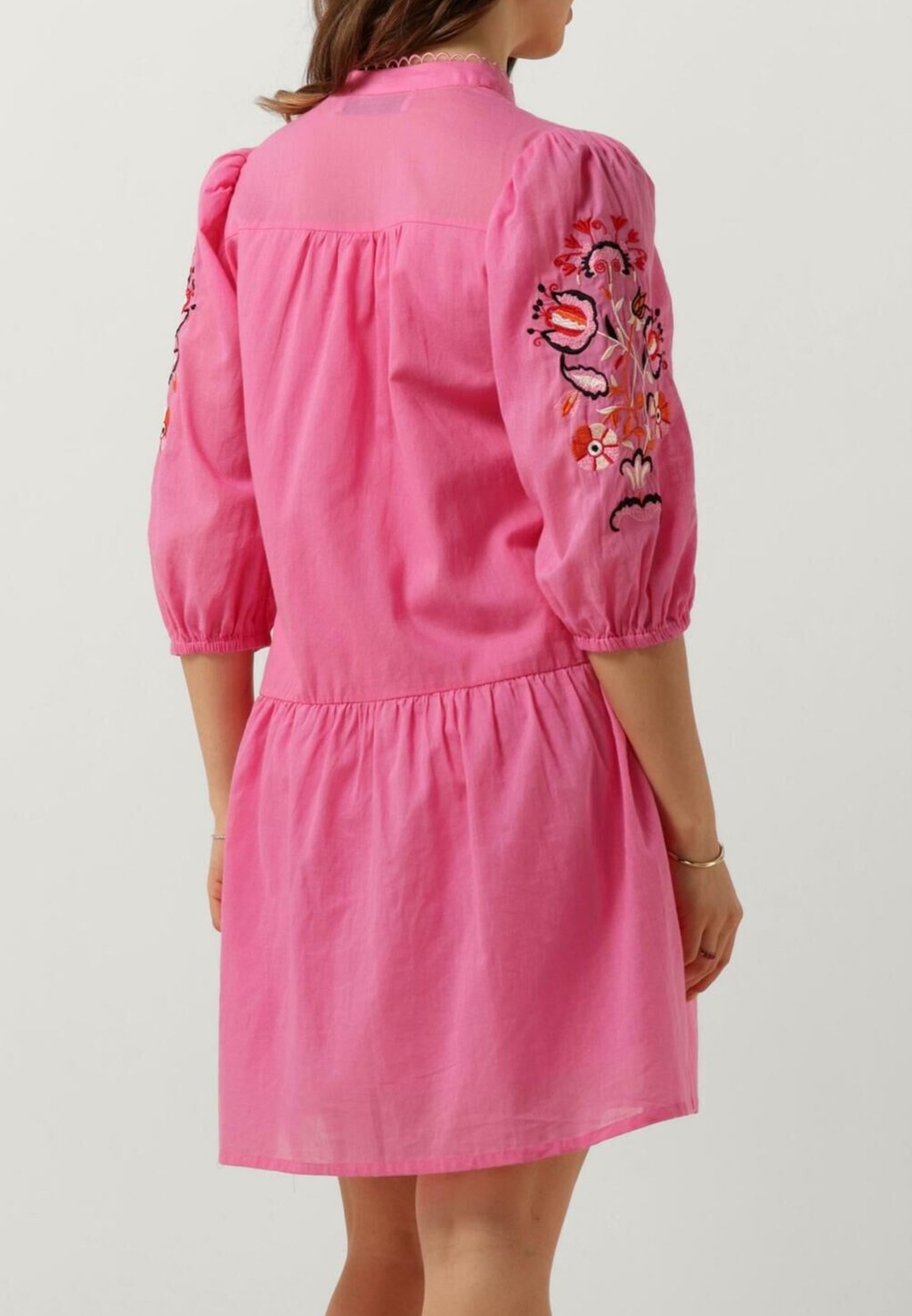 

Платье-рубашка EMBROIDERY Nukus, розовый