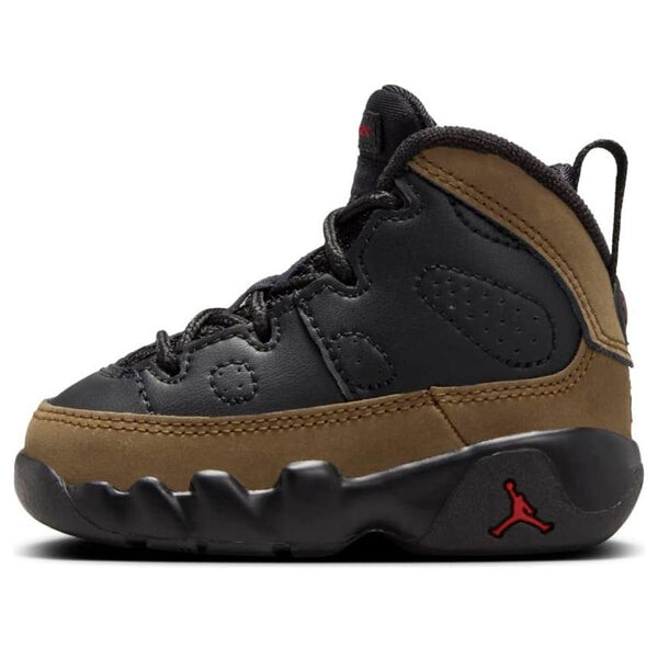 

Кроссовки 9 retro 'olive' Air Jordan, черный