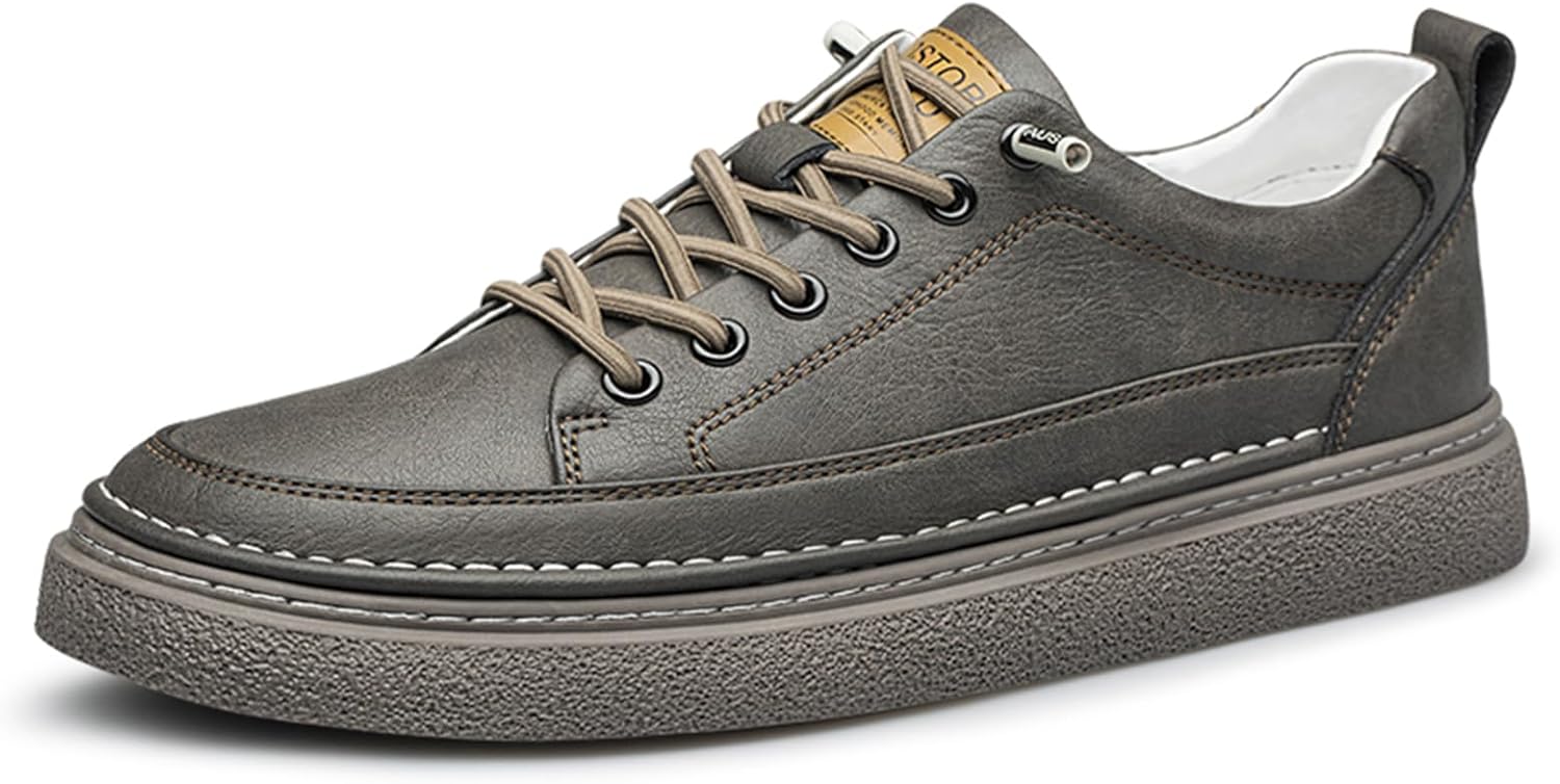 

Мужские слипоны низкие из натуральной кожи, повседневная обувь, мягкие дышащие мужские кроссовки Abborora, хаки