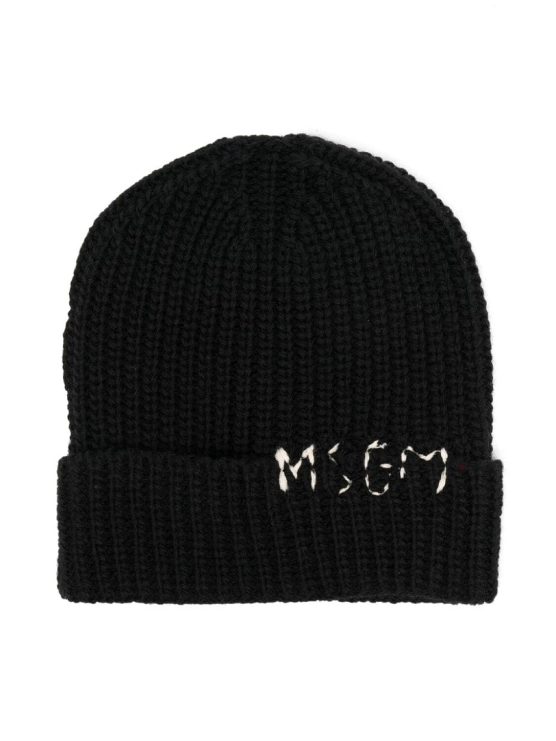 

MSGM Kids шапка-бини рыбацкой вязки, черный