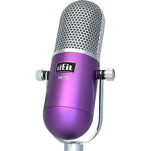 

Динамический микрофон Heil Sound PR 77DP Large-Diaphragm Dynamic Microphone (Purple Body) 885936797725