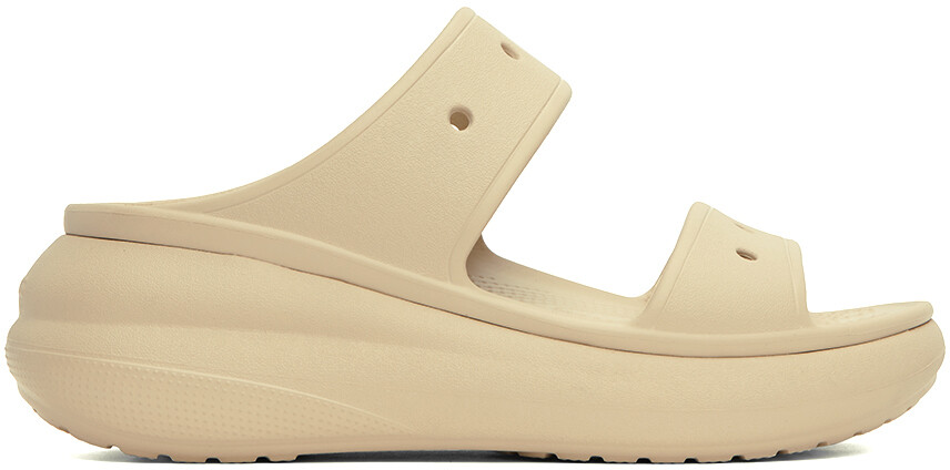 

Бежевые краш-сандалии Crocs