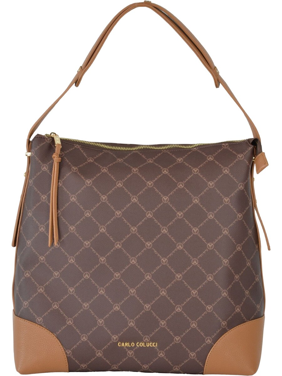 

Сумка через плечо Carlo Colucci Shoulder Bag Cervonio, цвет cognac/dark brown, Коричневый, Сумка через плечо Carlo Colucci Shoulder Bag Cervonio, цвет cognac/dark brown