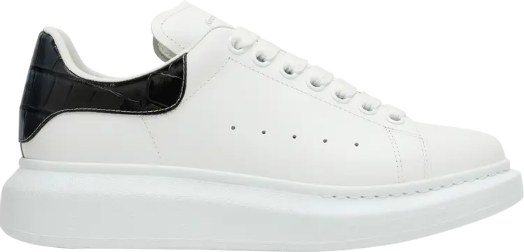 Кроссовки Alexander McQueen Wmns Oversized Sneaker 'Gradient Croc - White Blue', белый