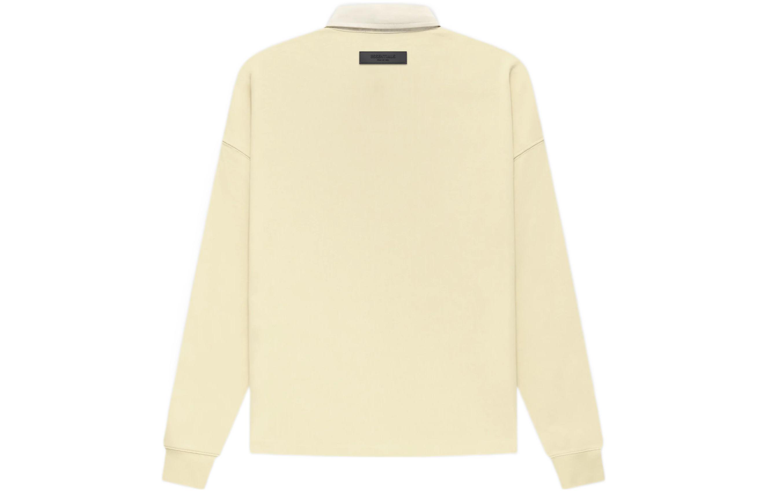 Футболка поло мужская канареечно-желтая FW22 Fear Of God Essentials — фото 3