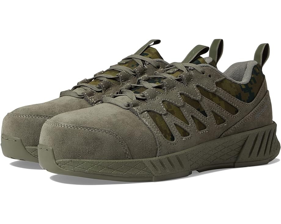 

Кроссовки Reebok Work Floatride Energy Tactical EH Comp Toe, цвет Digital-Camo Sage