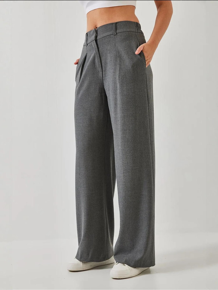 

Широкие брюки Bianco Lucci, темно-серый