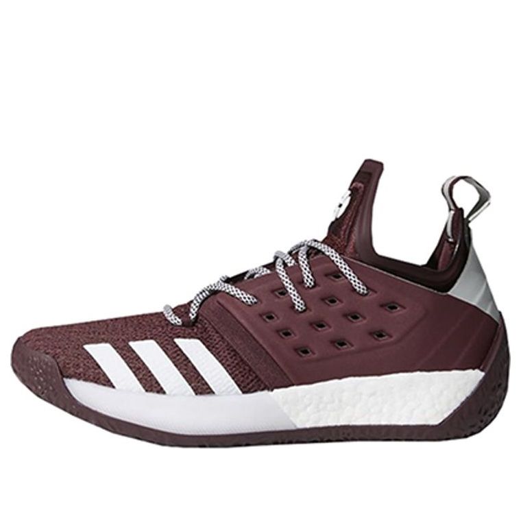 

Кроссовки adidas Harden Volume 2 'Mississippi State' PE, красный