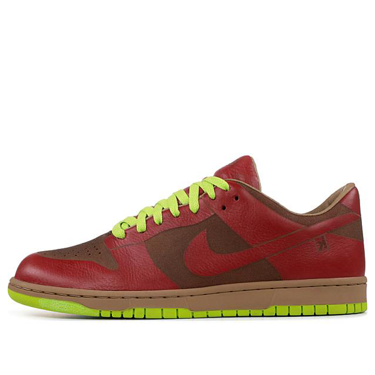 

Кроссовки Nike Dunk Low 1 Piece 'Laser Varsity Red Chartreuse', красный
