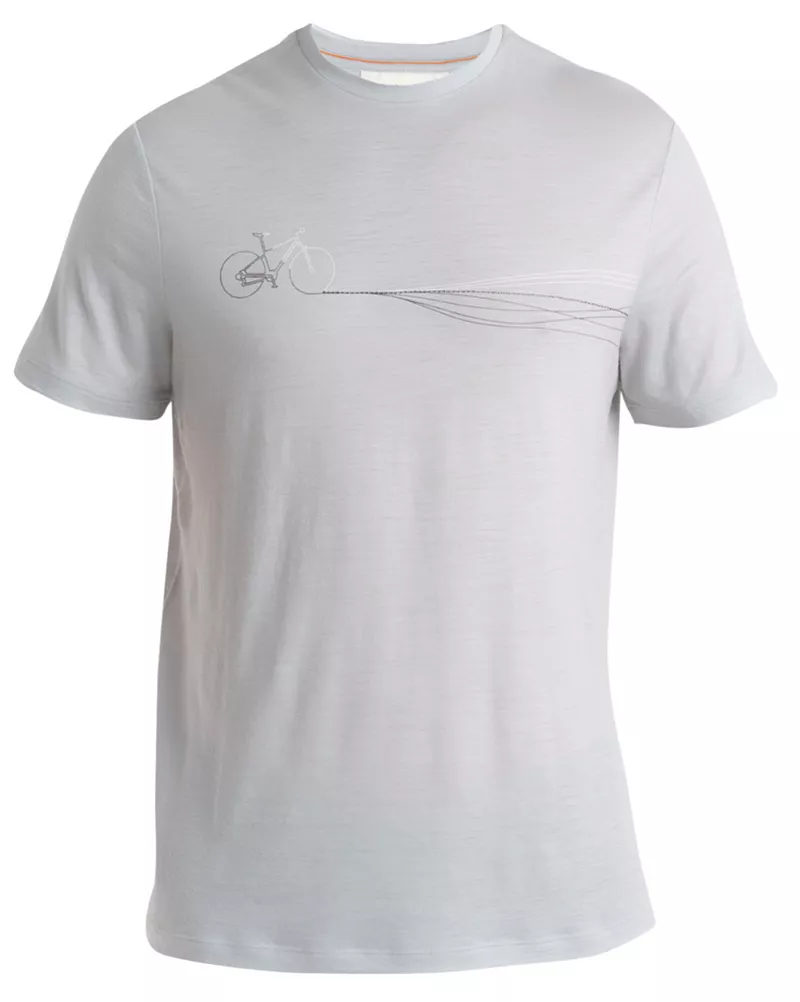 

Мужская футболка Icebreaker Merino 150 Tech Lite III с коротким рукавом, цвет Ether