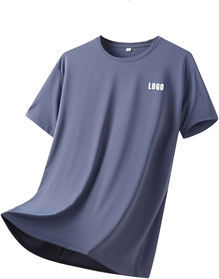 

Футболка Dry Fit для мужчин с нанесением логотипа, дышащая и влагоотводящая Helewala